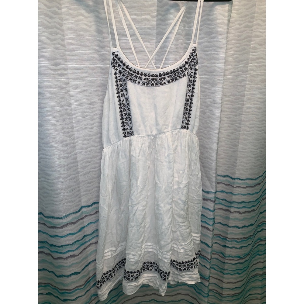 Earthbound white mini dress